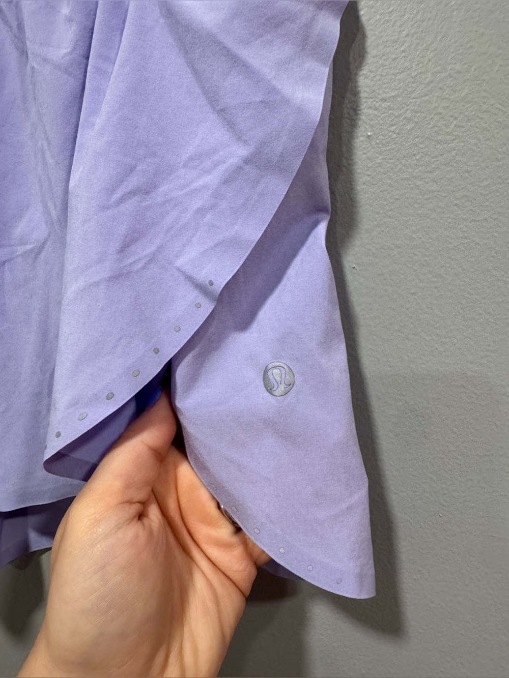 Lululemon Fast and Free Reflective High-Rise Classic-Fit Short 3" in Lilac Smoke - Picture 4 of 4